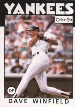 1986 O-Pee-Chee Baseball Cards 070      Dave Winfield
